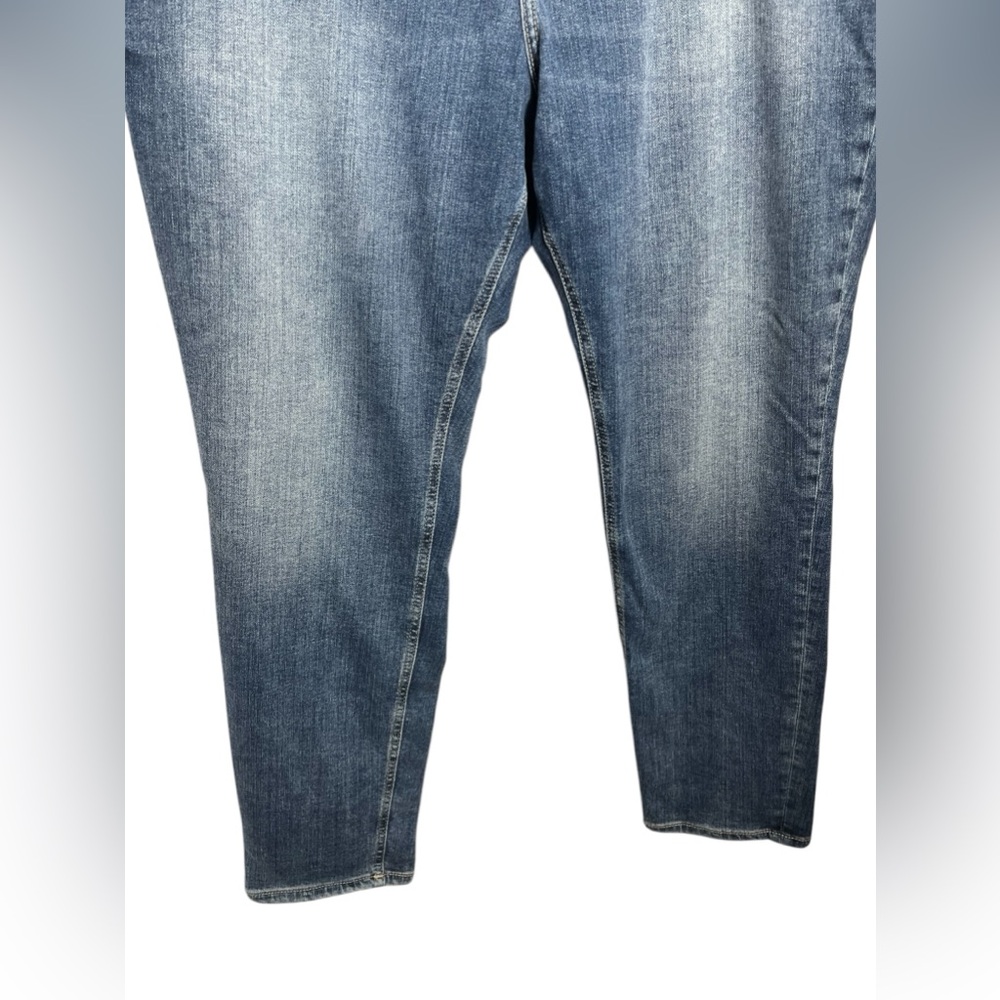 SILVER jeans sizeβ 20 Girlfriend Mid-Rise Slim Blue Jeans BEAUTIFUL π - Picture 5 of 12
